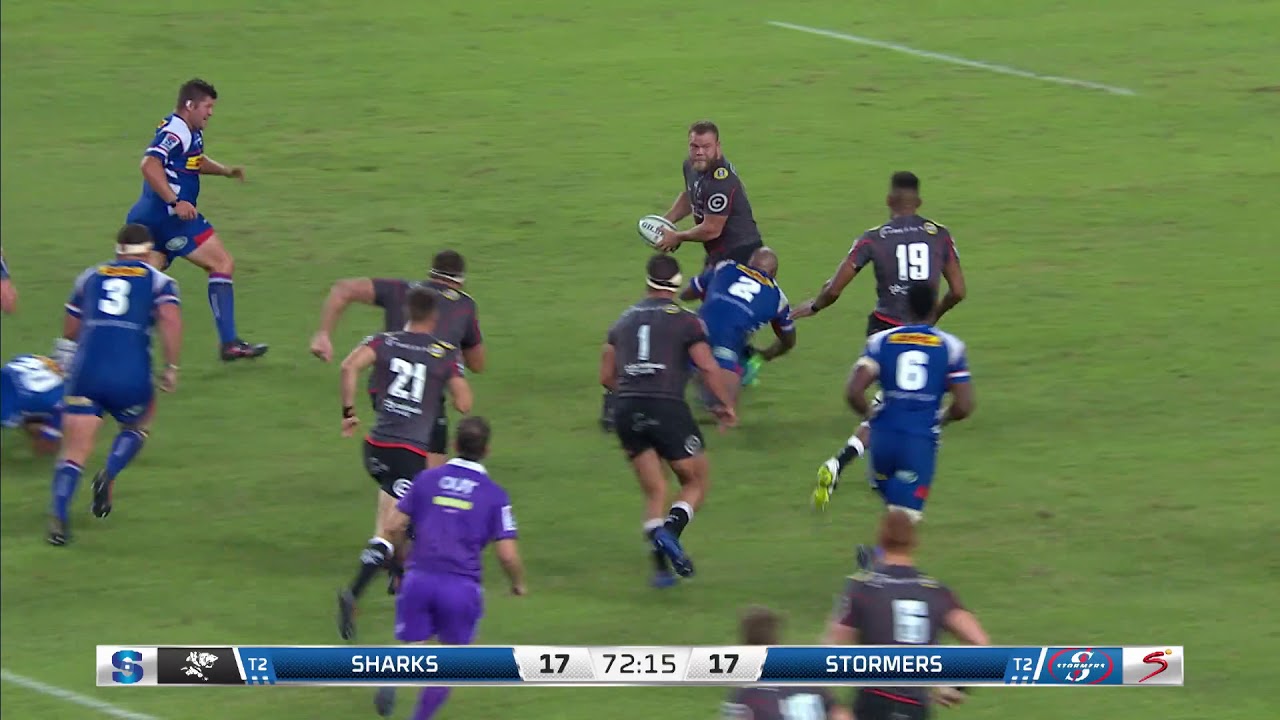 Super Rugby: Thomas du Toit apoyó el mejor try del fin de semana