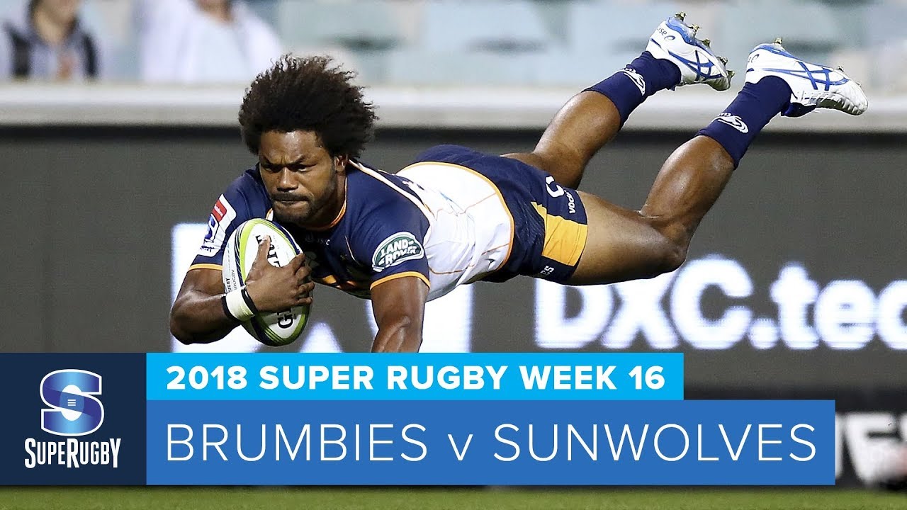 Super Rugby: Triunfo de Brumbies en el cierre de la fecha 16