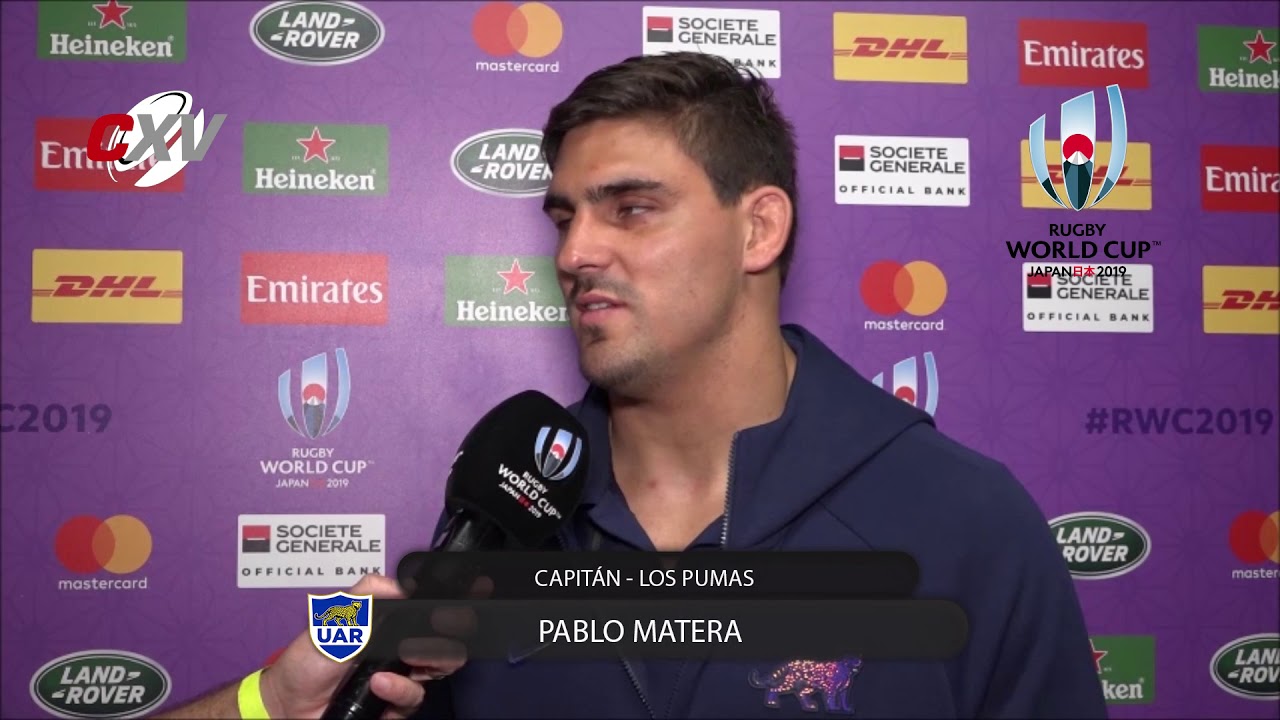 Pablo Matera: "Inglaterra es un desafío para este grupo de jugadores"