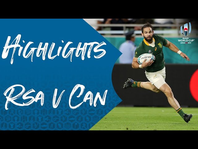 Los Springboks sacaron pasaje a cuartos
