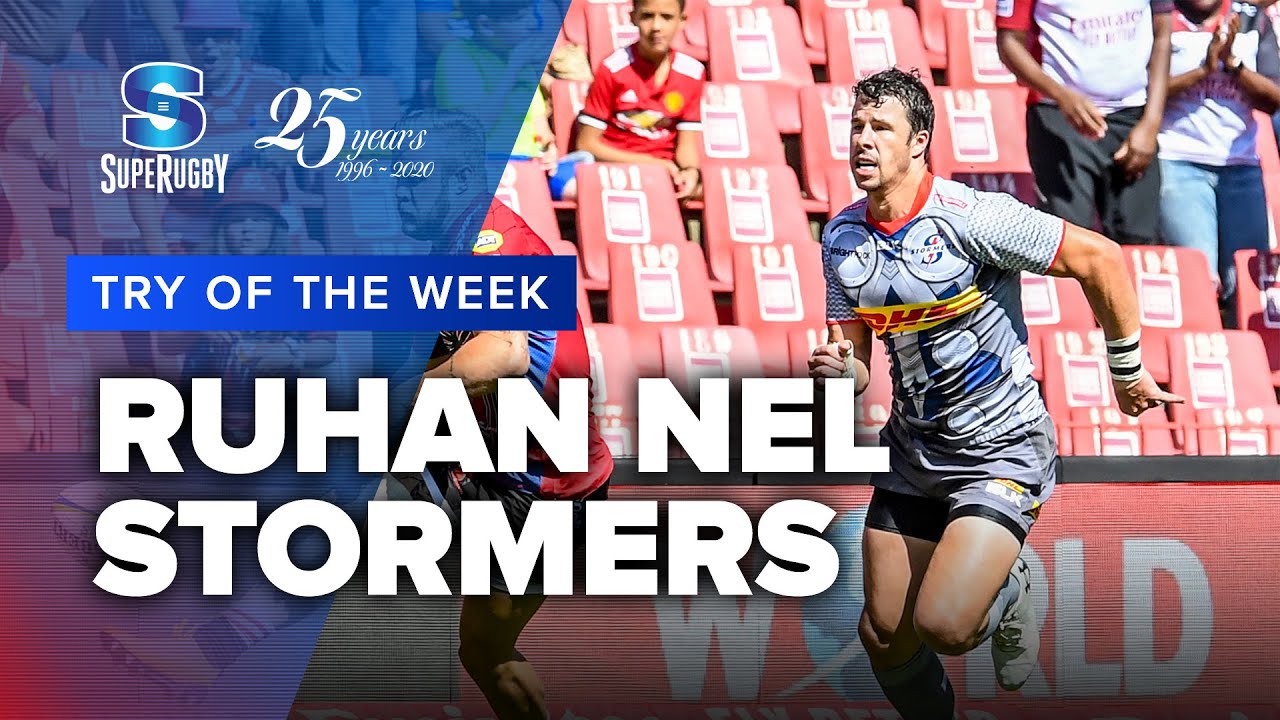 Súper Rugby: Ruhan Nel apoyó el mejor try del fin de semana