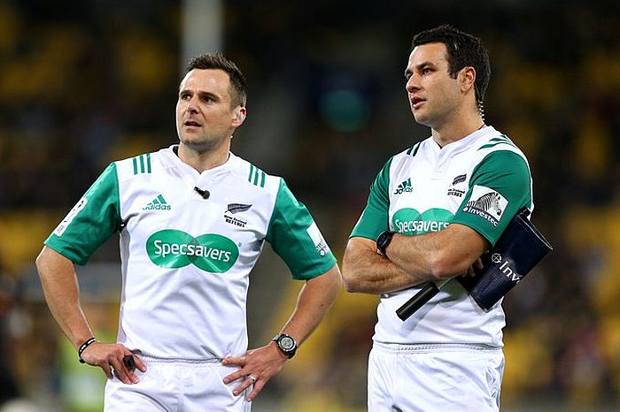 Súper Rugby Aotearoa: Designación de árbitros, semana 10