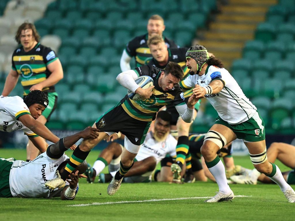 Premiership: Northampton Saints ganó y sigue prendido arriba