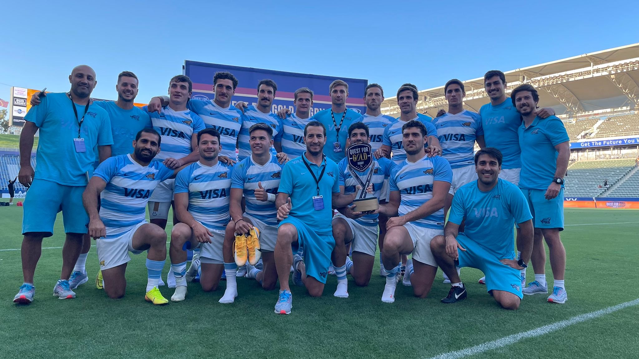 Los Pumas 7s, campeones del Seven de Los Ángeles