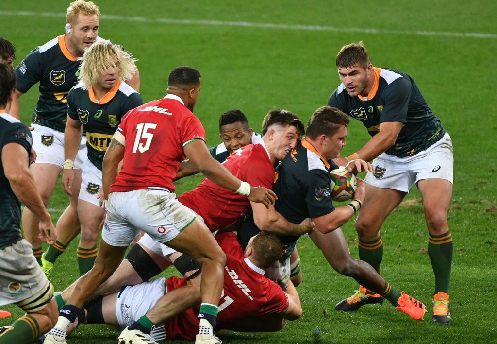 Unos camuflados Springboks vencieron a los British Lions
