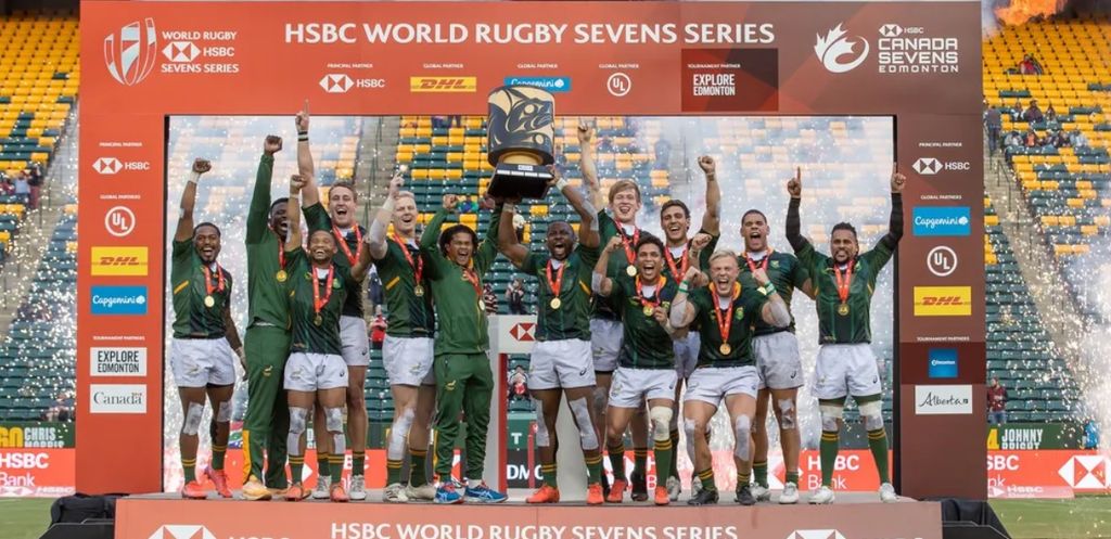 Sudáfrica brilló en Edmonton y gana el HSBC World Rugby Sevens Series