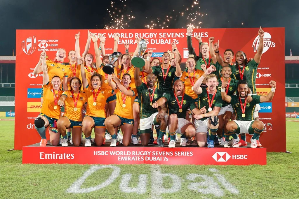 Sudáfrica y Australia festejan en el regreso del HSBC World Rugby Sevens Series