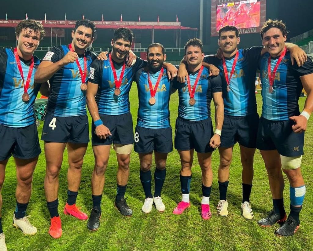 Circuito Mundial de Seven: Los Pumas 7s se subieron al podio en Dubai