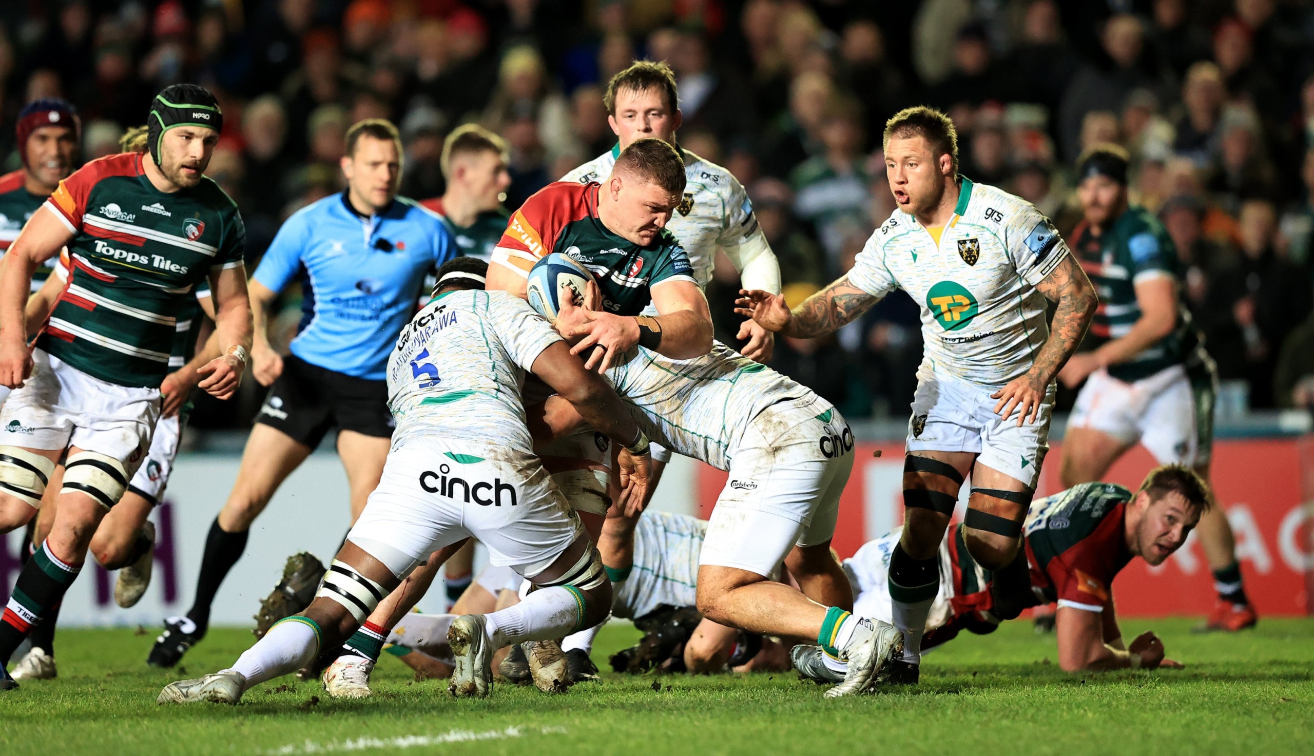 Gallagher Premiership: Leicester Tigers ganó y es más puntero que nunca