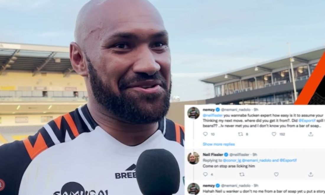 Nemani Nadolo se enojó con la prensa inglesa