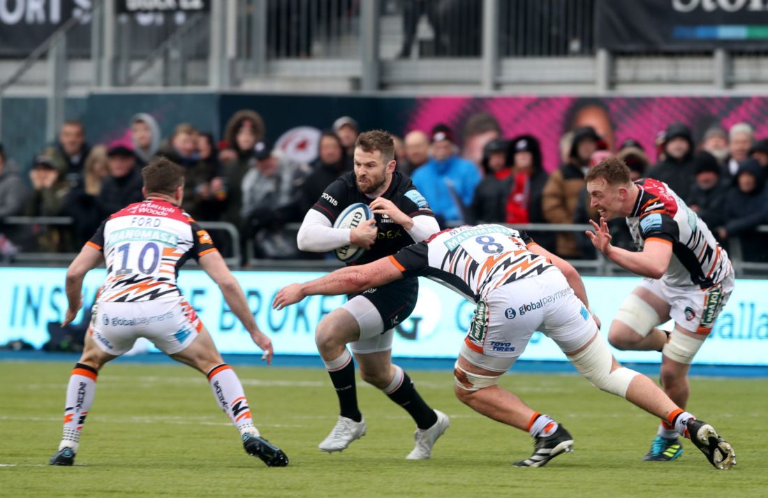 Gallagher Premiership: Saracens le ganó a Leicester con la chapa