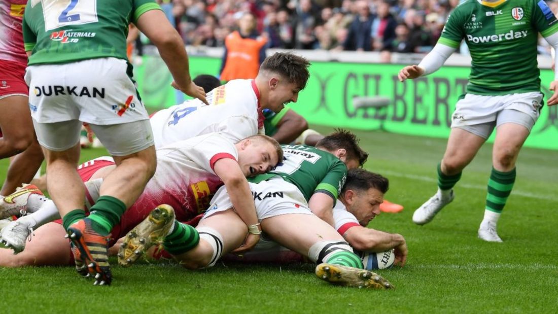 Gallagher Premiership: Harlequins aplastó a London Irish
