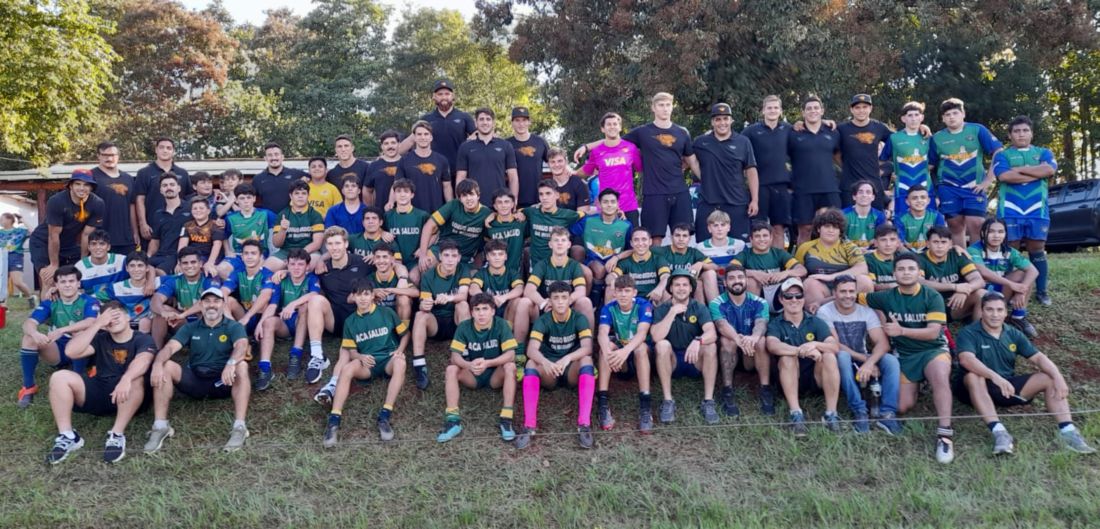 Jaguares XV hizo escala en Cataratas Rugby Club