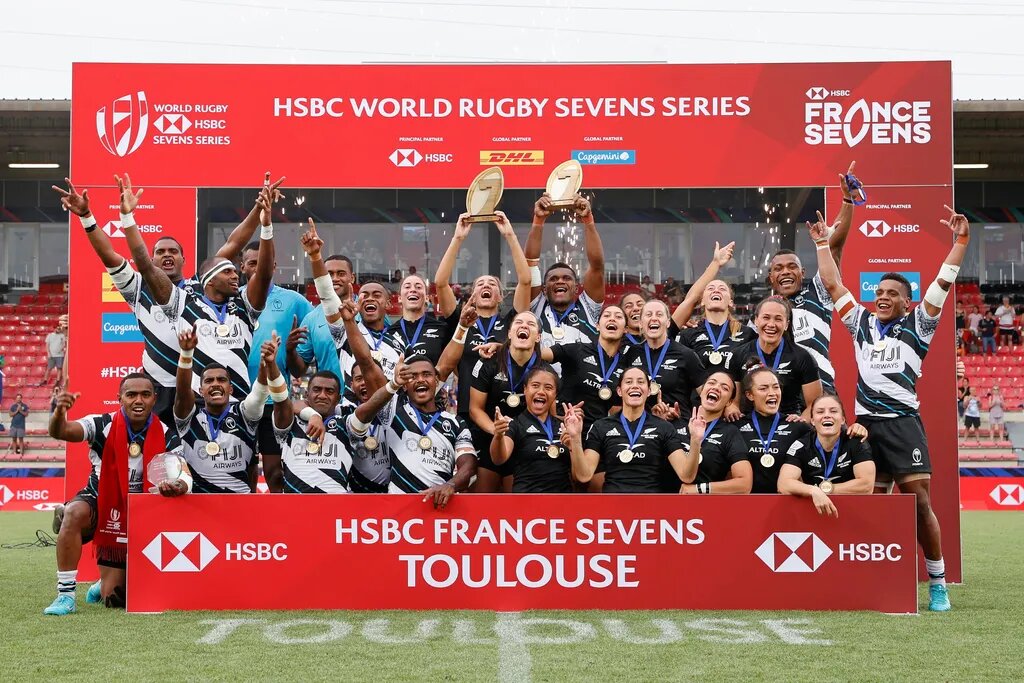 Fiji y Nueva Zelanda los campeones de un gran HSBC France Sevens