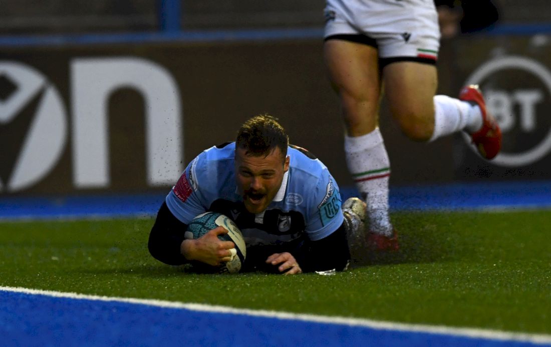 United Rugby Championship: Cardiff Rugby goleó a Zebre en Gales