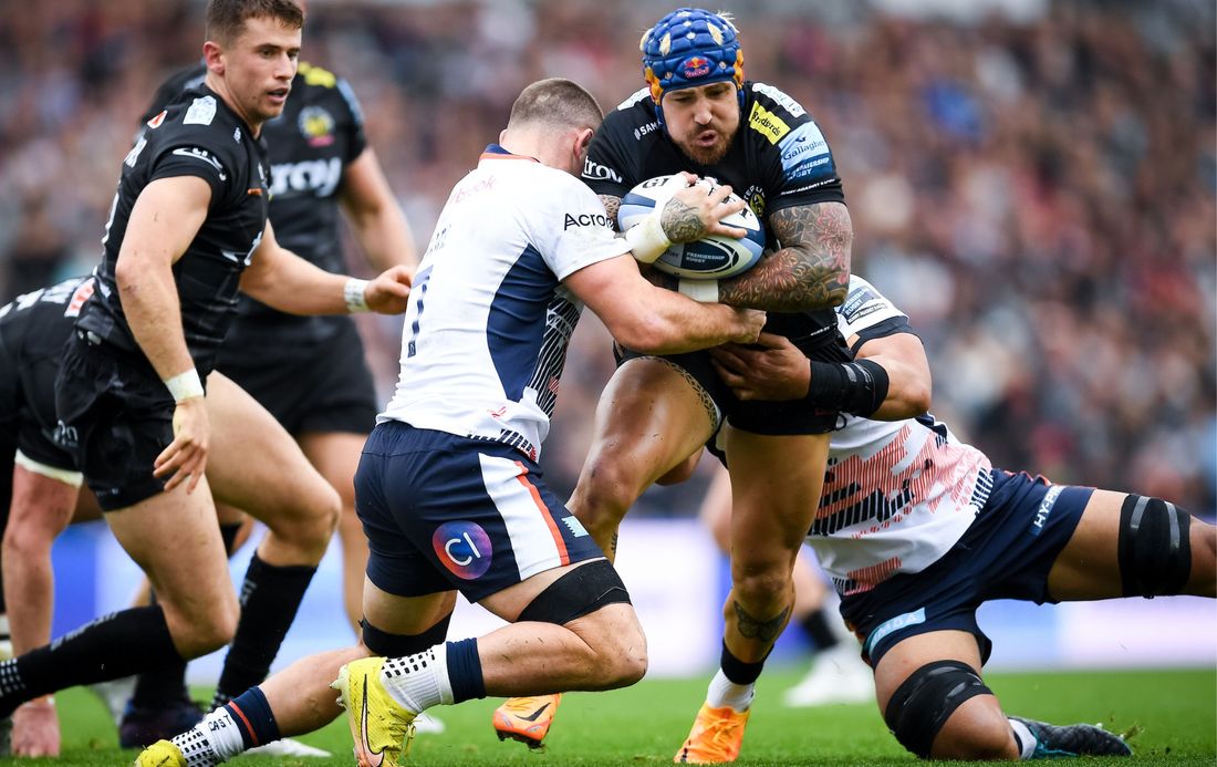 Gallagher Premiership: Saracens festejó con lo justo en Sandy Park