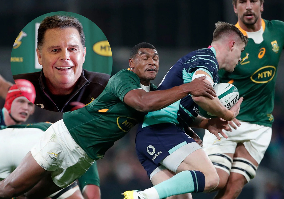 Rassie Erasmus cargó nuevamente contra el arbitraje