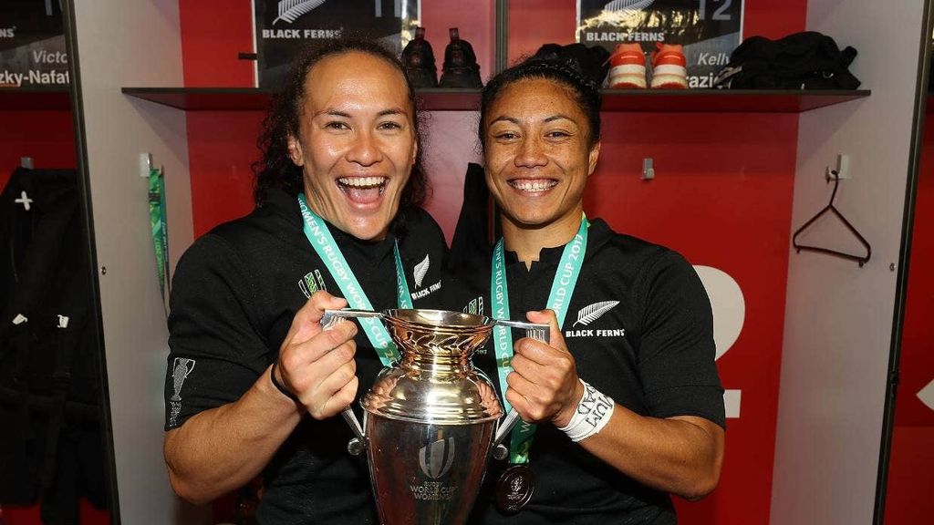 Se casaron Portia Woodman y Renee Wickliffe figuras de las Black Ferns
