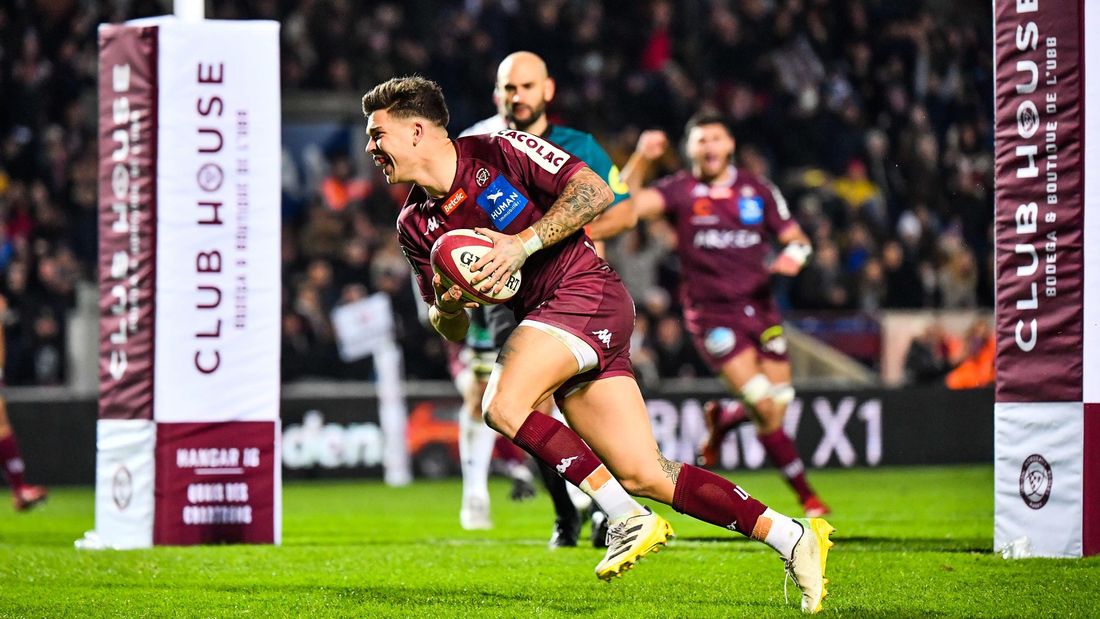 Top 14: Union Bordeaux-Bègles goleó al campeón y se metió en la conversación