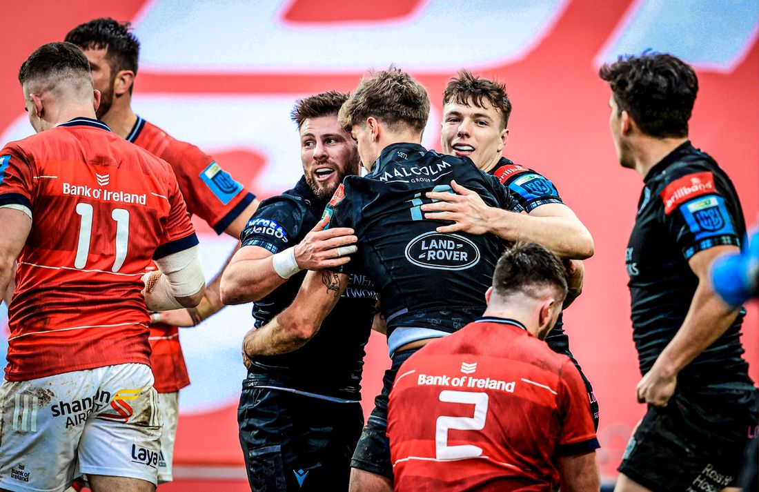 United Rugby Championship: Glasgow Warriors ganó en Irlanda y se metió arriba