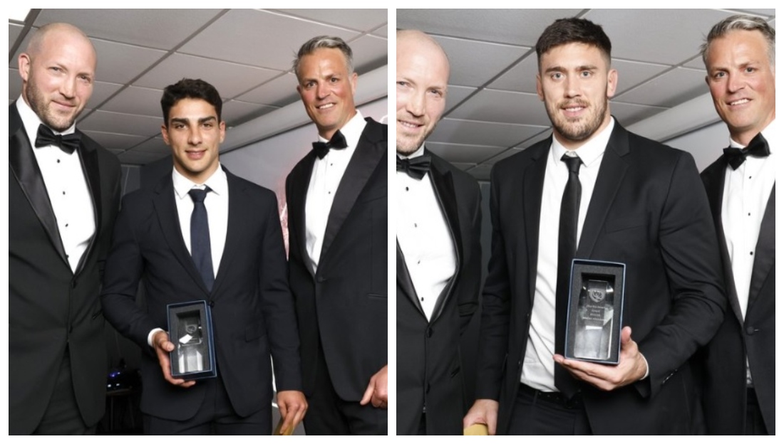 Santiago Carreras y Matías Alemanno fueron reconocidos en Gloucester Rugby