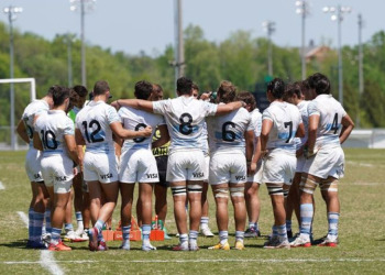 El último ensayo de Los Pumitas, antes del debut mundialista