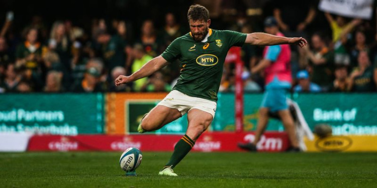 La familia del rugby sudafricano, le dio las gracias a Frans Steyn