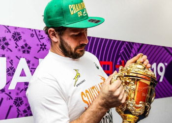 La familia del rugby sudafricano, le dio las gracias a Frans Steyn