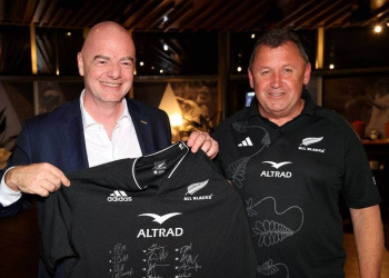 Gianni Infantino: “Fue genial conocer a Ian Foster”