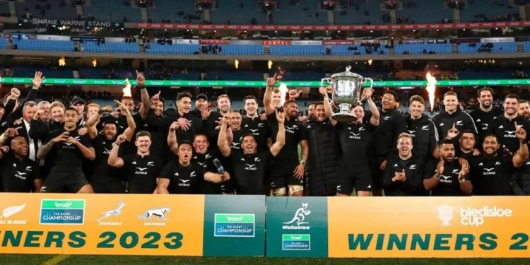 Rugby Championship: Los All Blacks metieron título y Bledisloe Cup en Australia