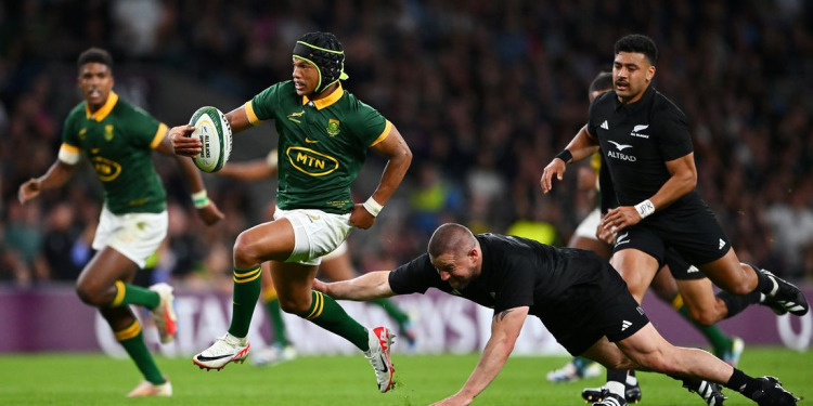 Rugby Internacional: Los Springboks sorprendieron a todos goleando a los All Blacks