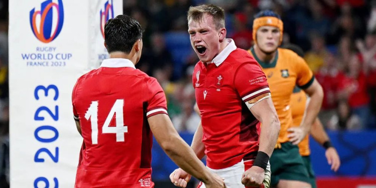 Rugby World Cup 2023: Gales aseguró su lugar en los cuartos de final