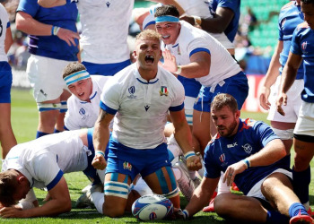 Rugby World Cup: Italia gustó y goleó a Namibia en el debut