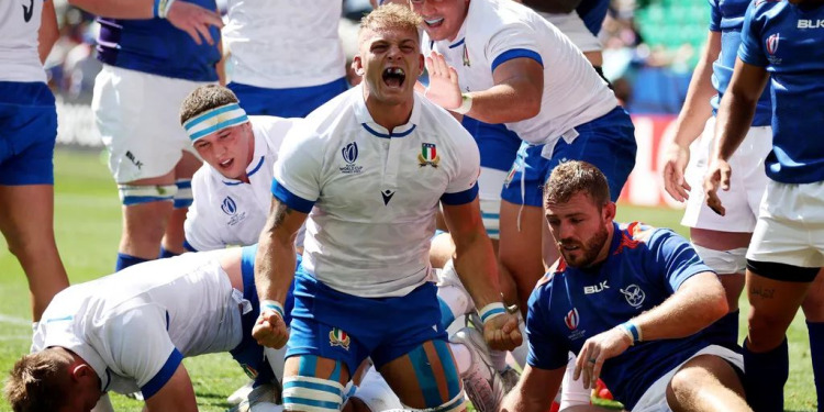 Rugby World Cup: Italia gustó y goleó a Namibia en el debut