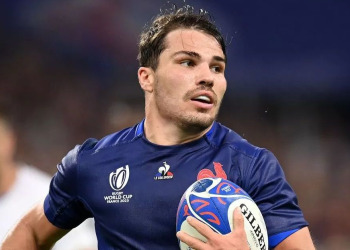 Rugby World Cup 2023: Antoine Dupont entrenó con los titulares y usó casco