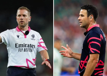 Rugby World Cup 2023: Gardner y O’Keeffe serán los árbitros de las semifinales