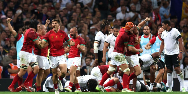 Rugby World Cup 2023: Portugal dio la sorpresa ganándole a Fiji en Toulouse
