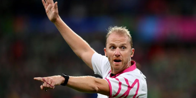Barnes será el árbitro de la final de la Rugby World Cup 2023