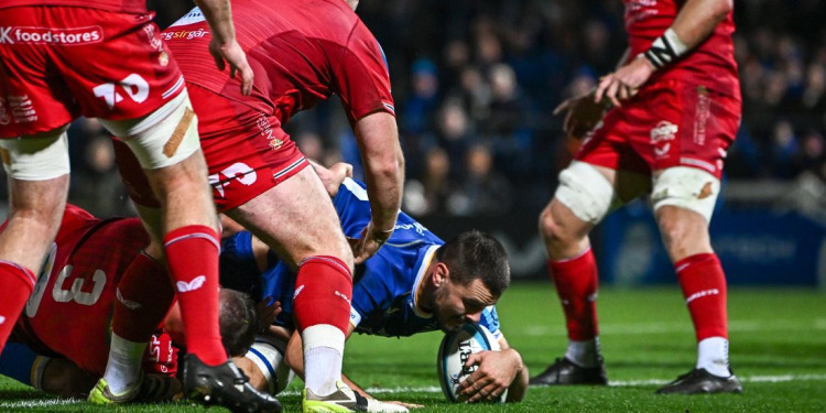 United Rugby Championship: Leinster goleó a Scarlets y quedó en lo más alto