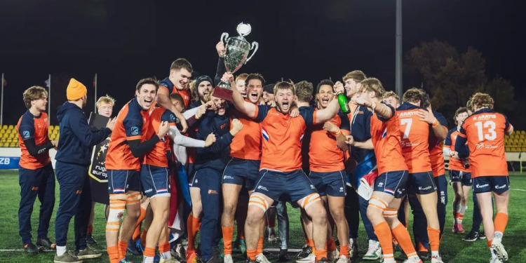 Holanda vive su sueño al clasificar al World Rugby U20 Trophy 2024