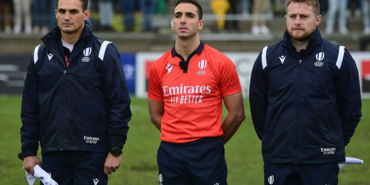 Confirmaron los árbitros para los partidos Emirates World Rugby y el Seis Naciones