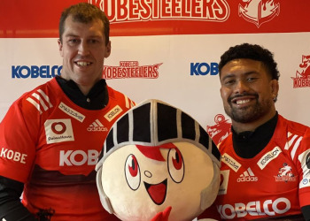 Brodie Retallick y Ardie Savea ya entrenan en Kobe Steelers