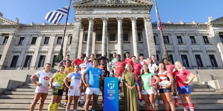 Montevideo le da la bienvenida a los capitanes y capitanas del World Rugby HSBC Sevens Challenger