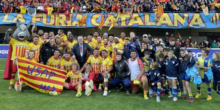 Top 14: Perpignan se quedó con el clásico y sueña con los playoffs