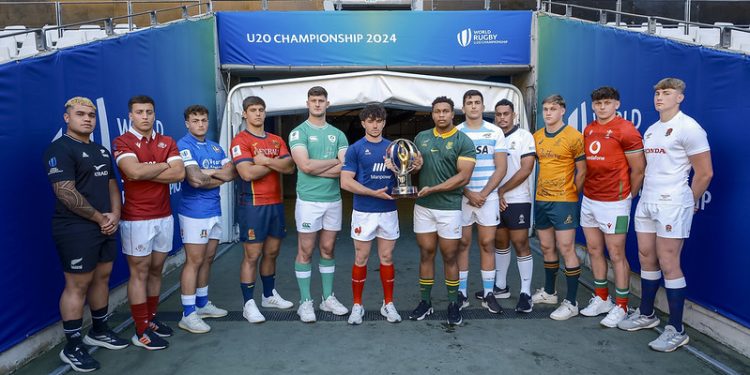 Mundial M20: Los capitanes se sacaron la foto oficial en Sudáfrica