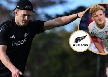 ¿Por qué Damian McKenzie se rié al patear?