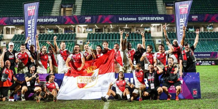 Con argentinos, Mónaco se consagró en la tercera etapa del Supersevens francés