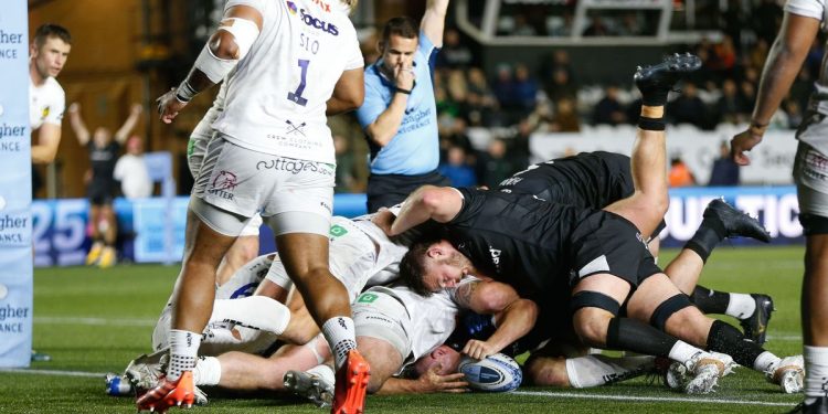 Premiership: Newcastle Falcons consiguió su primera victoria ante Exeter Chiefs