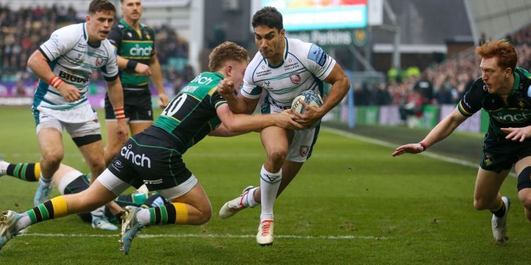 Premiership: Carreras la rompió en Gloucester Rugby frente al campeón