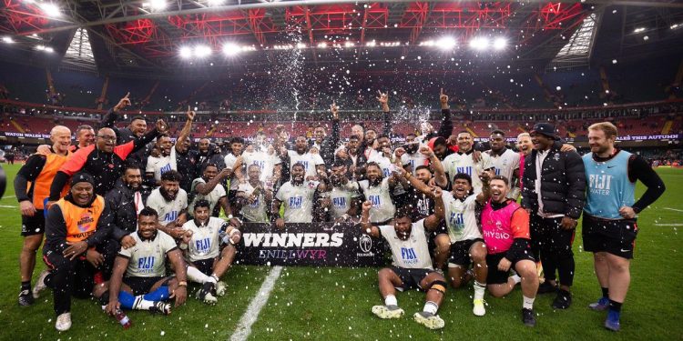 Autumn Nations Series: Fiji festejó por primera vez en el Principality Stadium